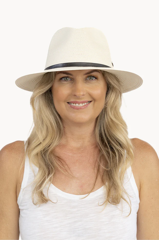 Unisex Short Brim Panama Hat - Image 3