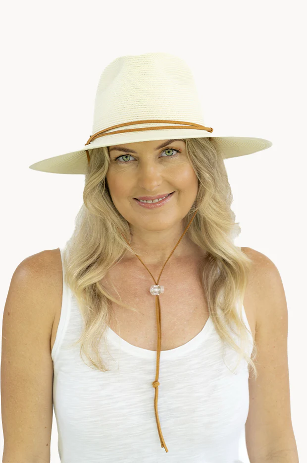 Unisex Wide Brim Panama Hat - Image 2