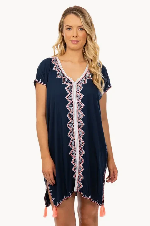 Embroidered Tassel Tunic