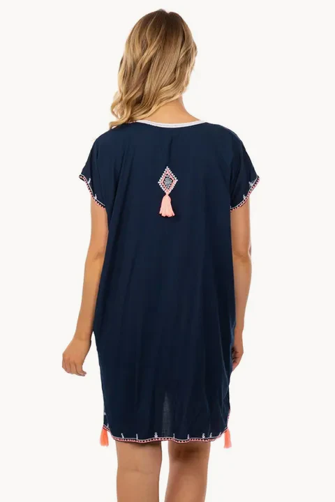Embroidered Tassel Tunic - Image 2