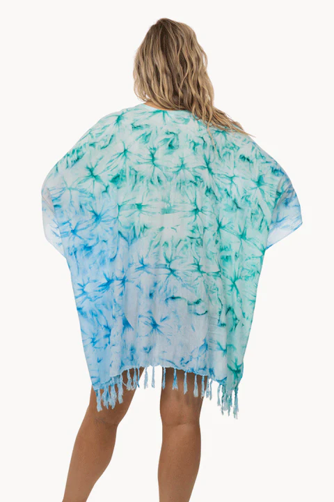 Fluro Dye V Neck Cover Up - Image 3