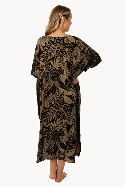 Leaf Betelnut Long Kaftan - Image 2