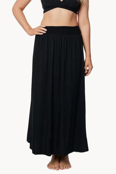 Plain Amber Maxi Skirt