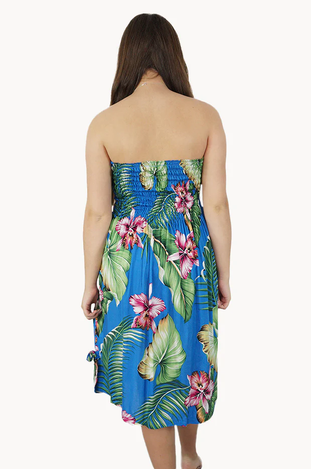 Tropicano Shirred Smock Dress - Image 2