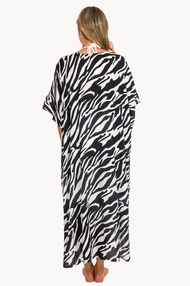 Zebra Long Kaftan - Image 2