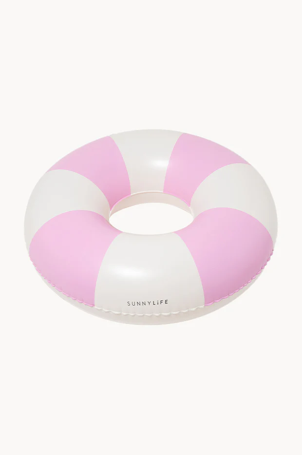 Bubblegum Stripe Tube Pool Ring - Image 4