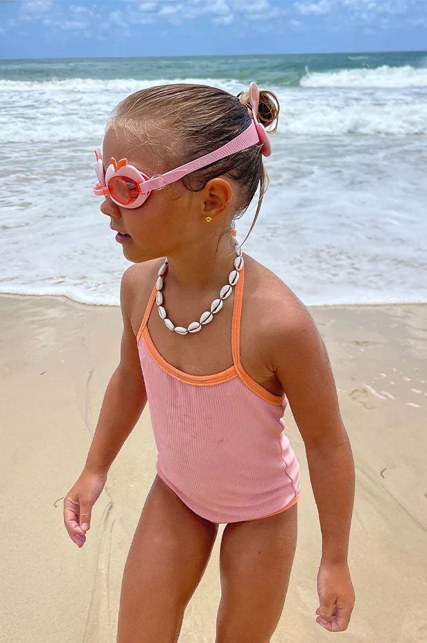 Cherry Cotton Candy Kids Swim Goggles - Image 3