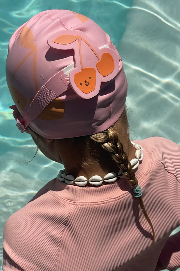 Cherry Cotton Candy Kids Swim Goggles - Image 5