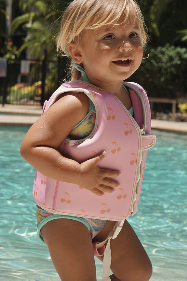 Cherry Cotton Candy Swim Vest 1-2 Years - Image 5
