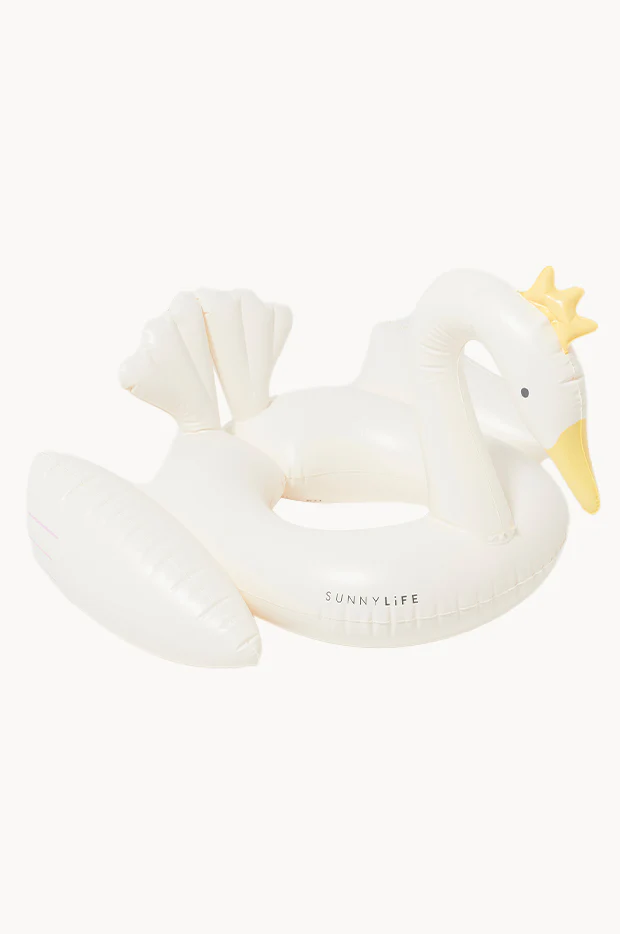 Kids Princess Swan Tube Pool Ring - Image 2