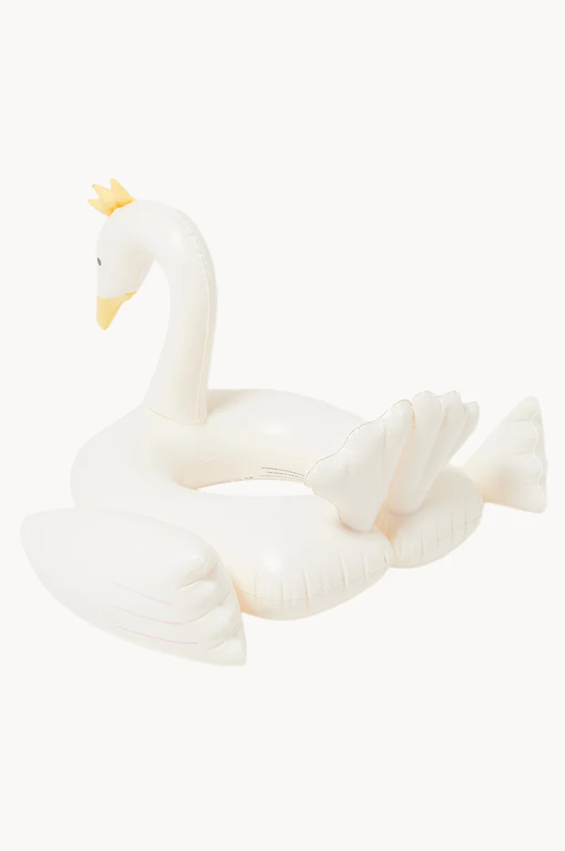 Kids Princess Swan Tube Pool Ring - Image 3