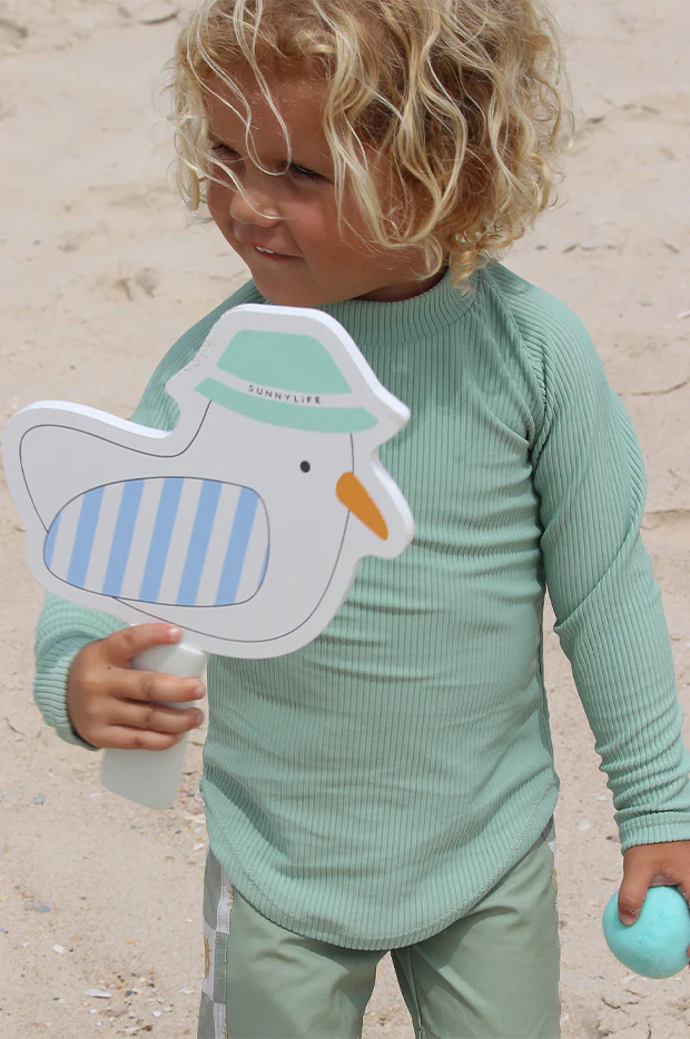 Kids Sammy The Seagull Velcro Beach Bats - Image 3