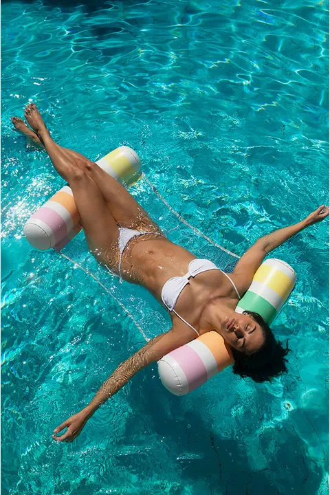 Pastel Gelato Poolside Hammock Float - Image 3