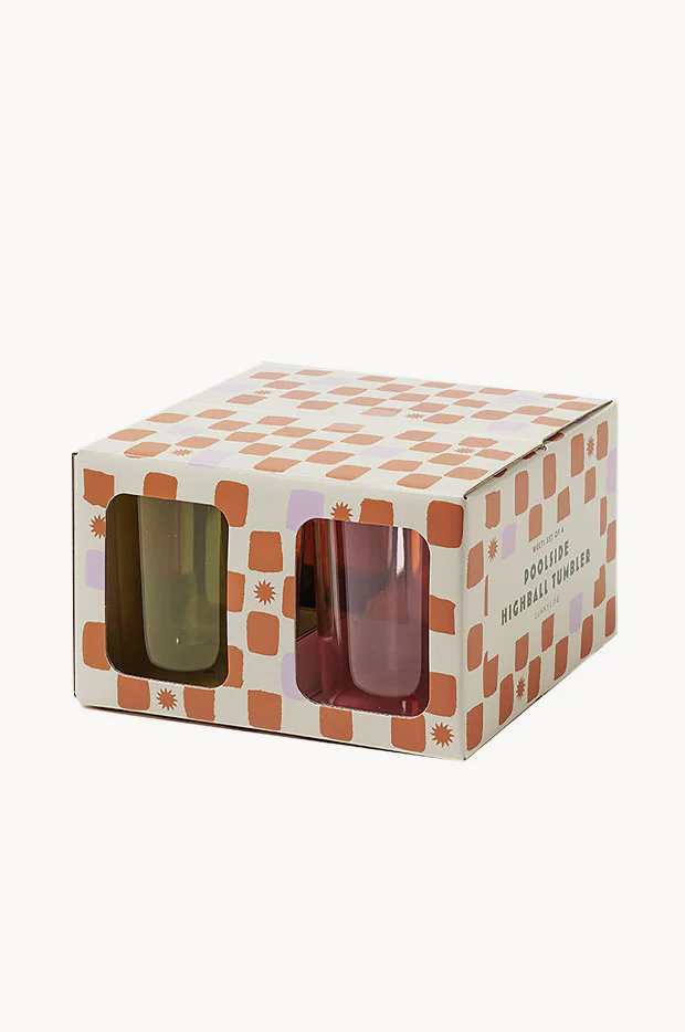 Poolside Highball Tumbler Set Of 4 - Image 2