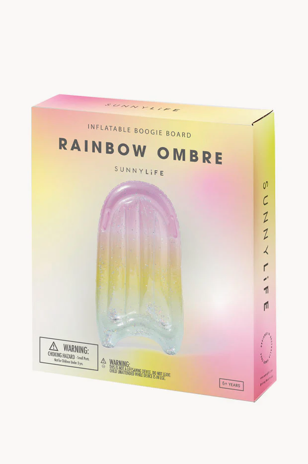 Rainbow Inflatable Boogie Board - Image 3