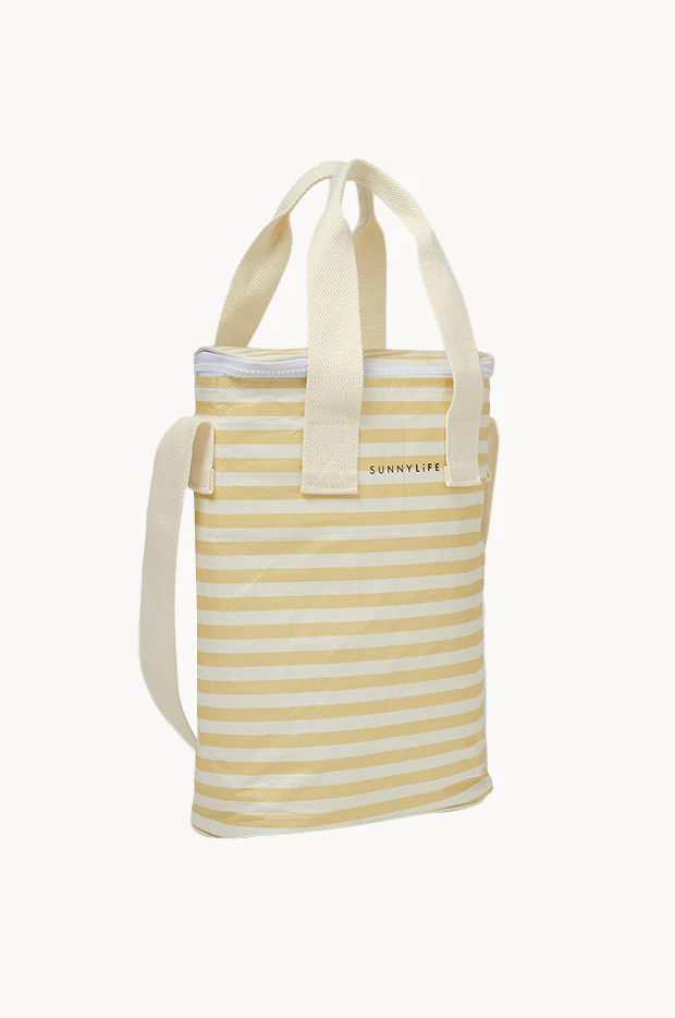 Stripe Light Cooler Drinks Bag - Image 3