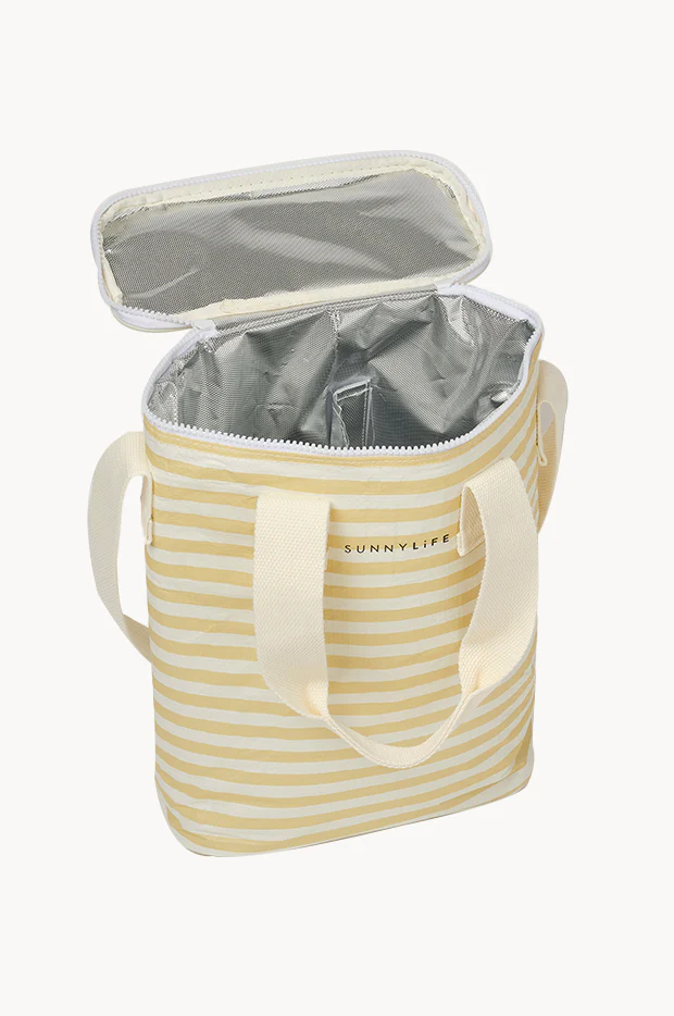 Stripe Light Cooler Drinks Bag - Image 4