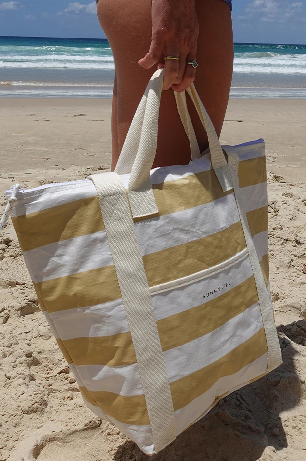 Stripe Light Cooler Tote - Image 5