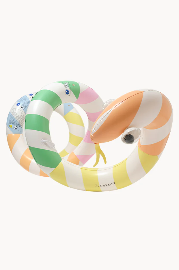 Stripe Poolside Giant Inflatable Noodle - Image 3