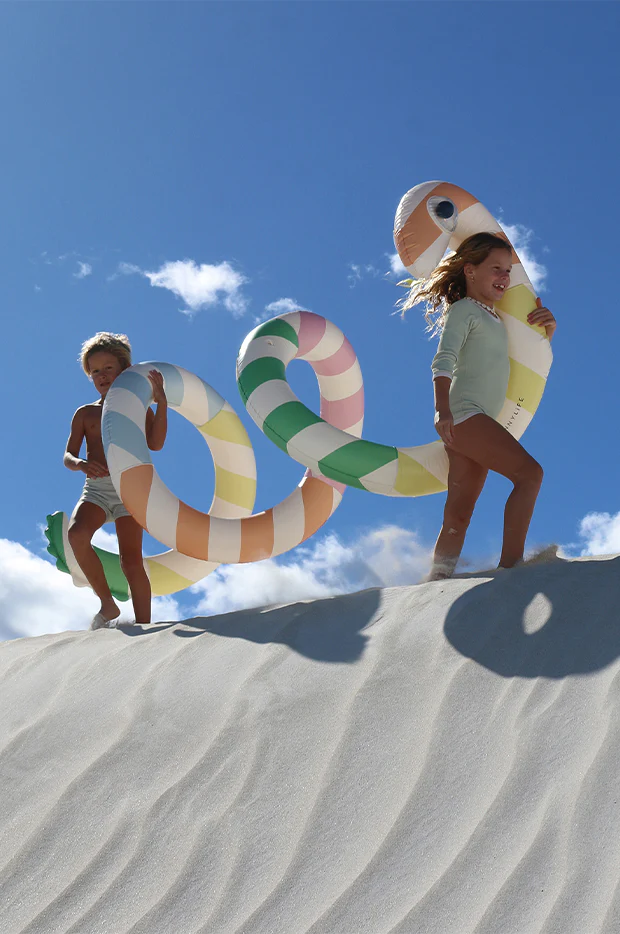 Stripe Poolside Giant Inflatable Noodle - Image 5