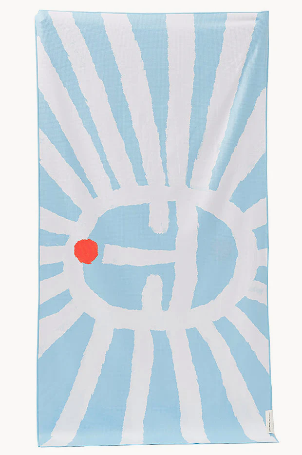Sun Face Microfibre Towel - Image 2