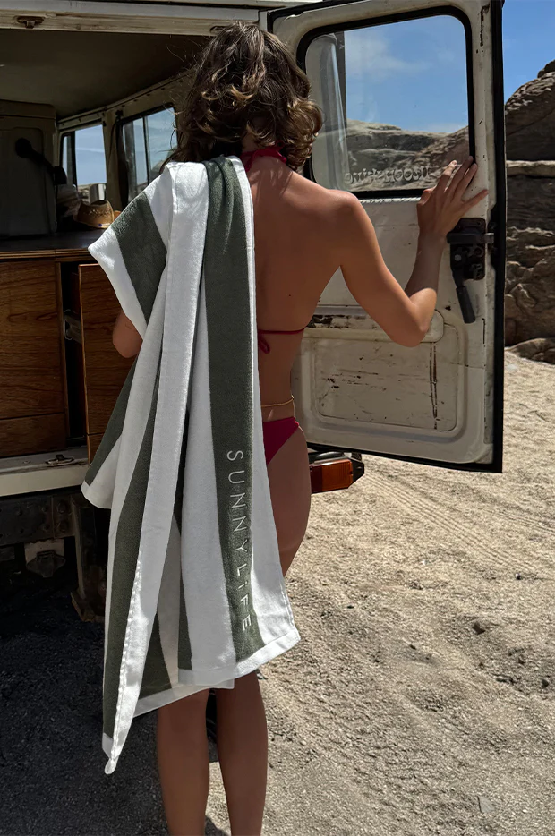 The Vacay Stripe Beach Towel - Image 3