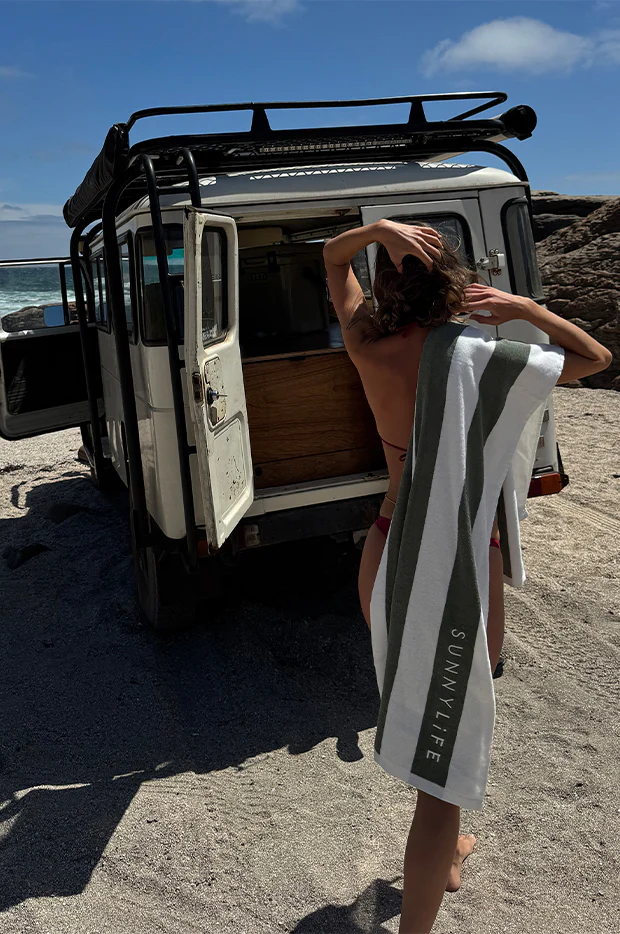 The Vacay Stripe Beach Towel - Image 4