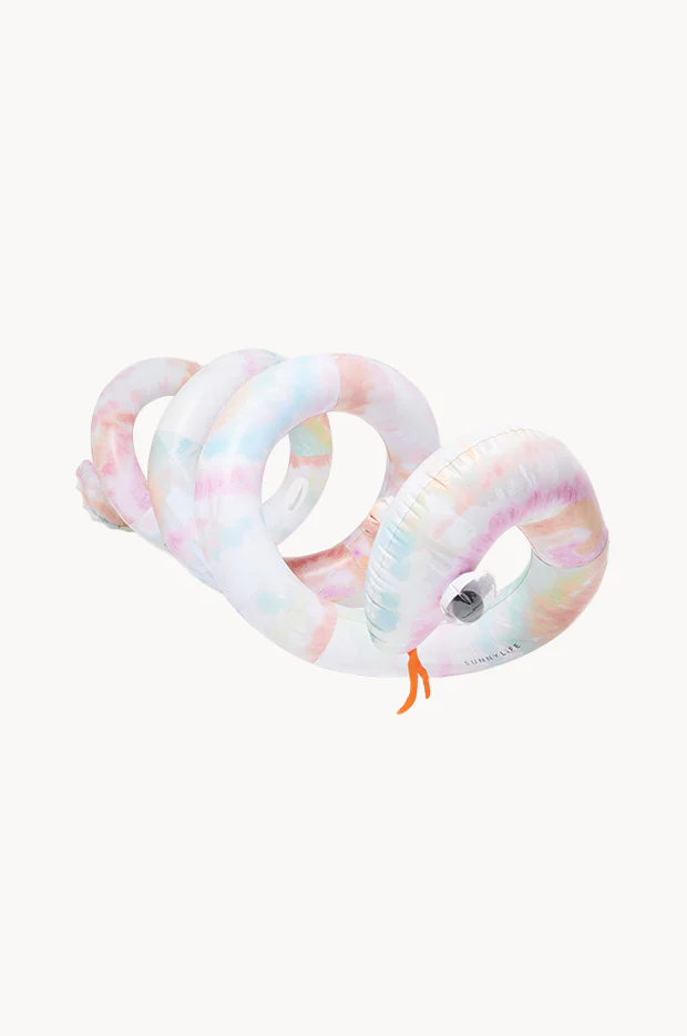 Tie Dye Giant Inflatable Snake - Image 2