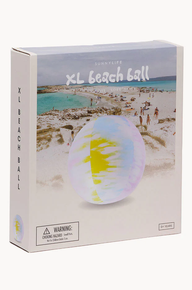 Tie Dye XL Inflatable Beach Ball - Image 3