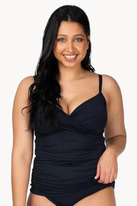 Basix Twist Front Tankini Separate