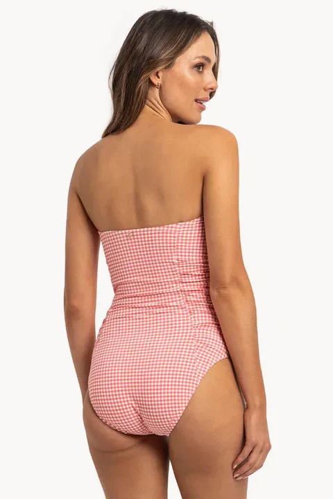 Gidget Ruched Bandeau One Piece - Image 2