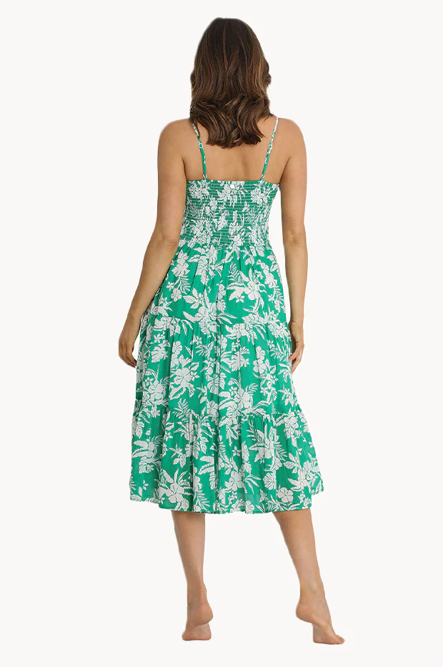 Island Girl Shoe String Midi Dress - Image 2