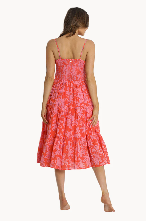 Island Girl Shoe String Midi Dress - Image 2