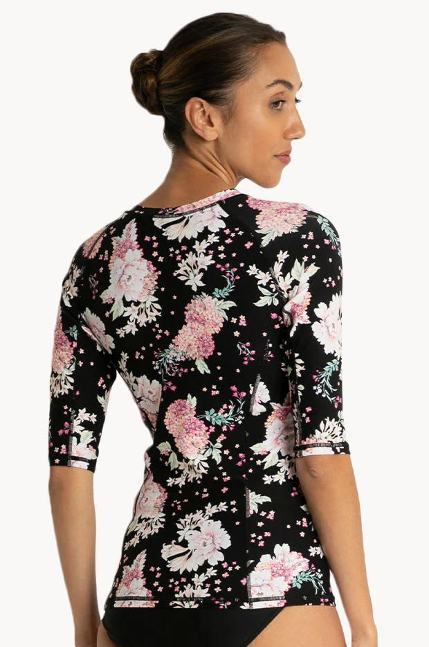 Notting Hill Short Sleeve Zip Suntop - Image 2