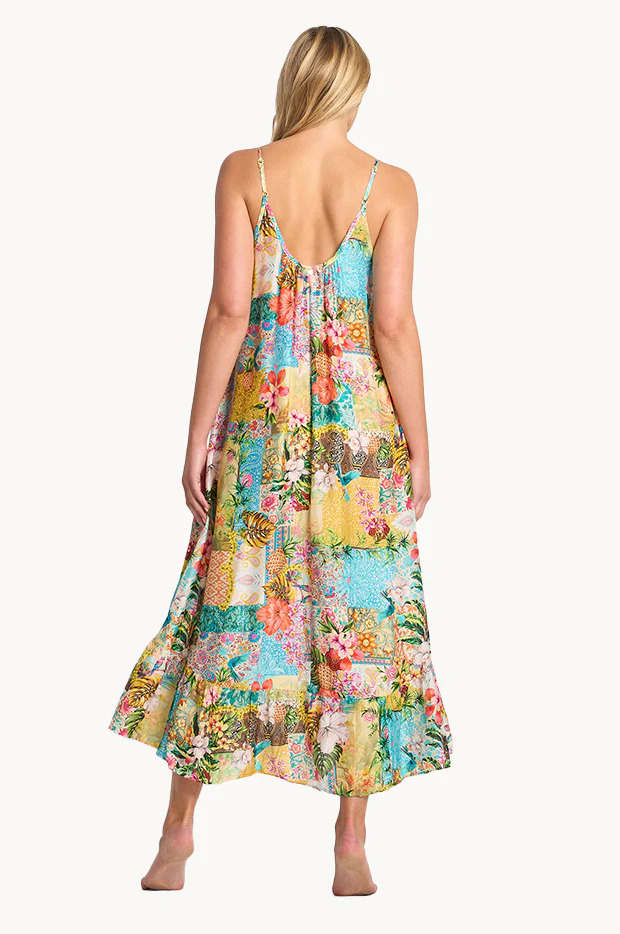 Papaya Scoop Maxi Dress - Image 3