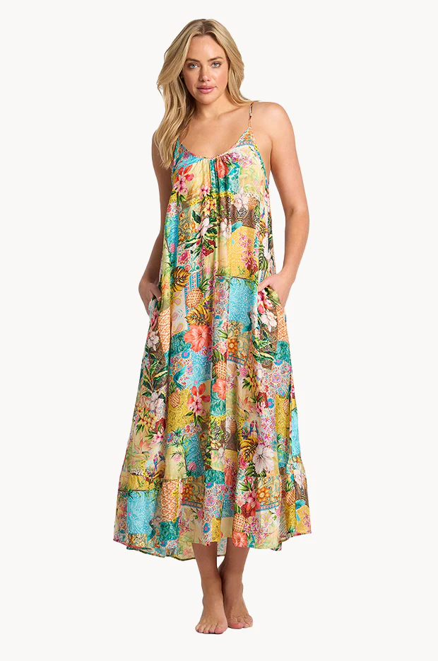 Papaya Scoop Maxi Dress - Image 4