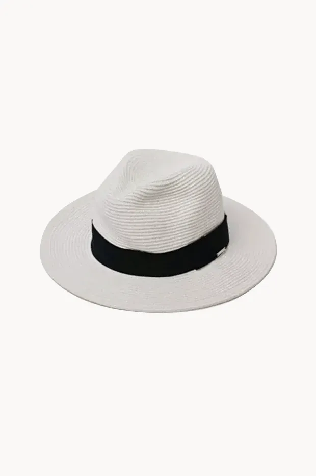Paper Black Band South Beach Hat - Image 2