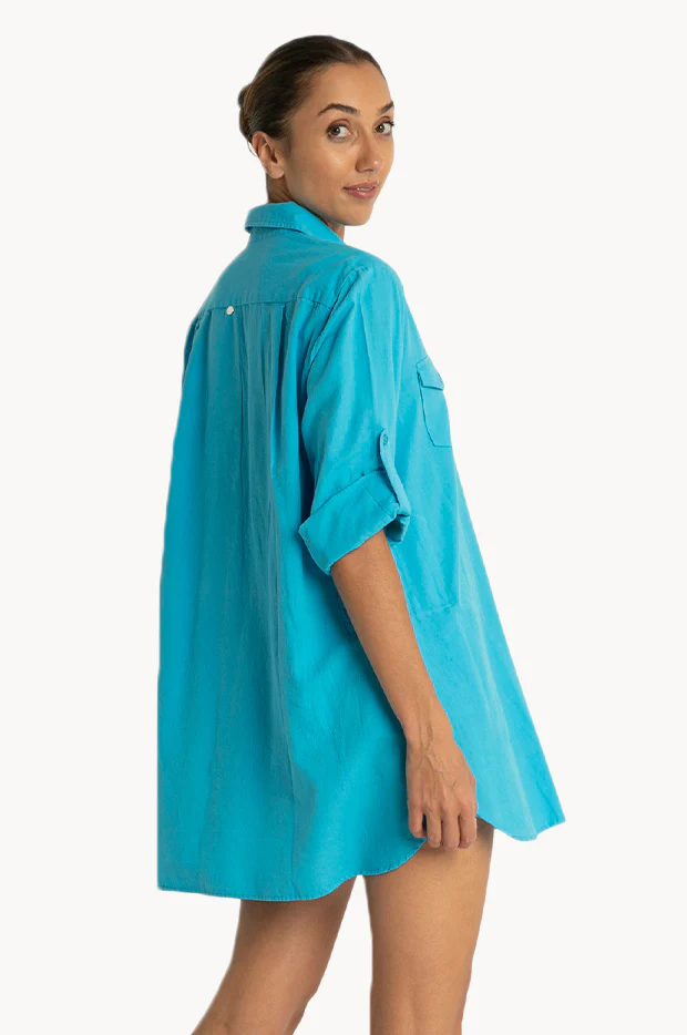 Plain Button Through Shirt - Image 2