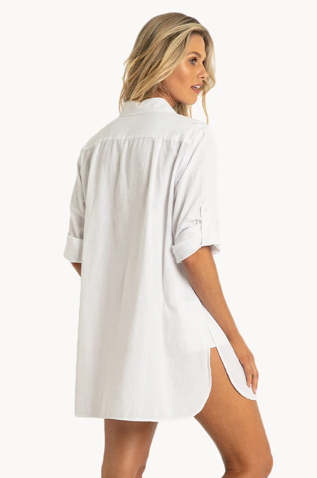Plain Mystic Button Through Shirt - Image 2