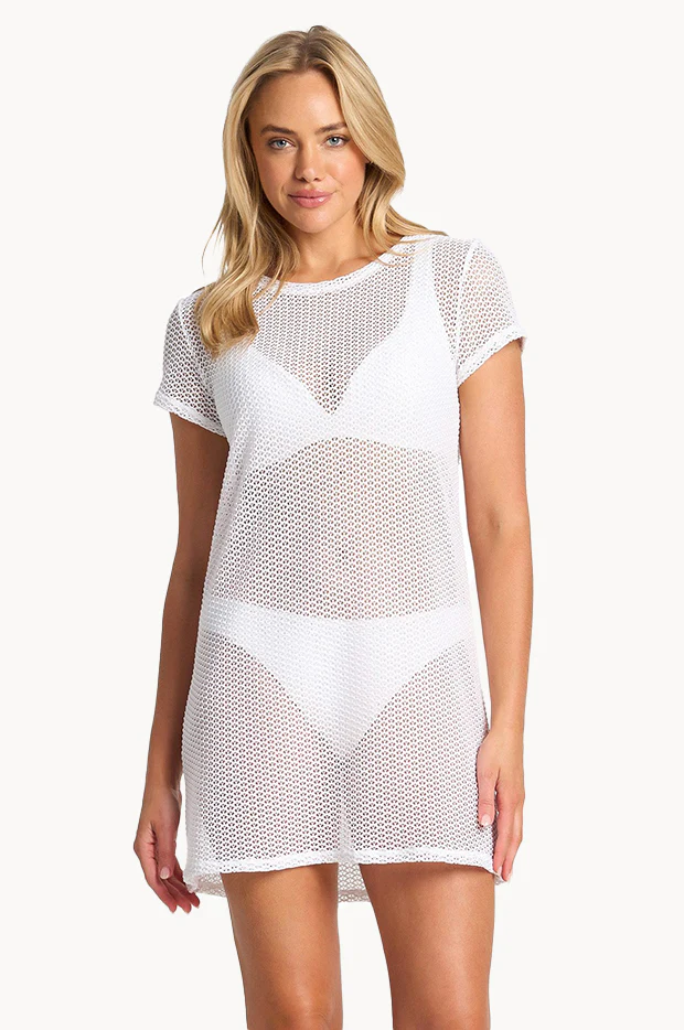 Salt Mesh T-Shirt Dress
