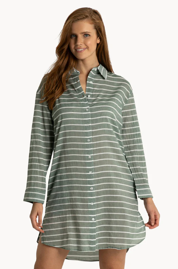 Santorini Button Painter Dress