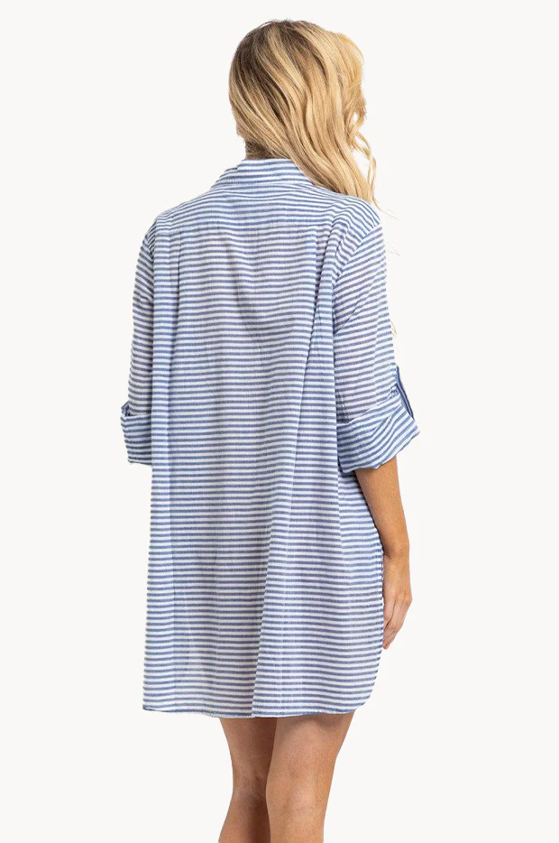 Summer Stripe Button Through Shirt - Image 3