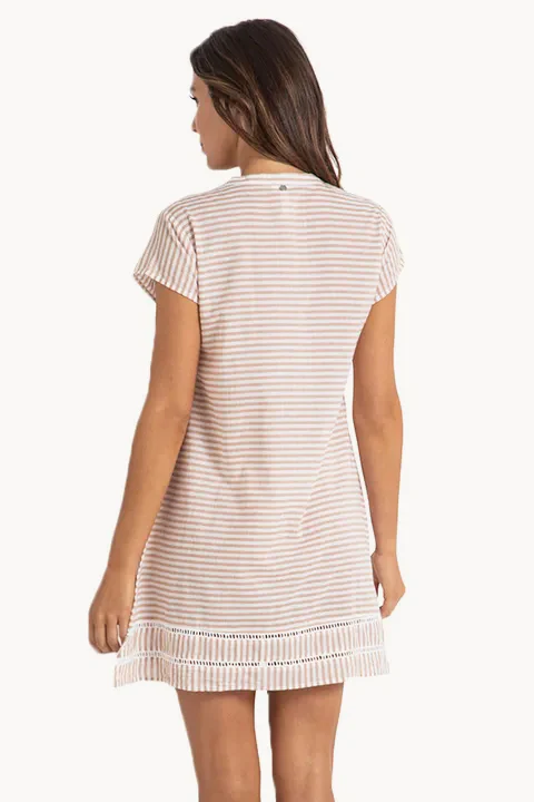 Summer Stripe Cap Sleeve Tunic - Image 2