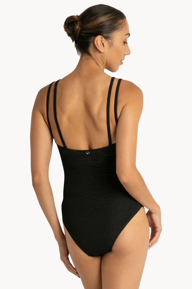 Wave Cheeky Double Strap One Piece - Image 2