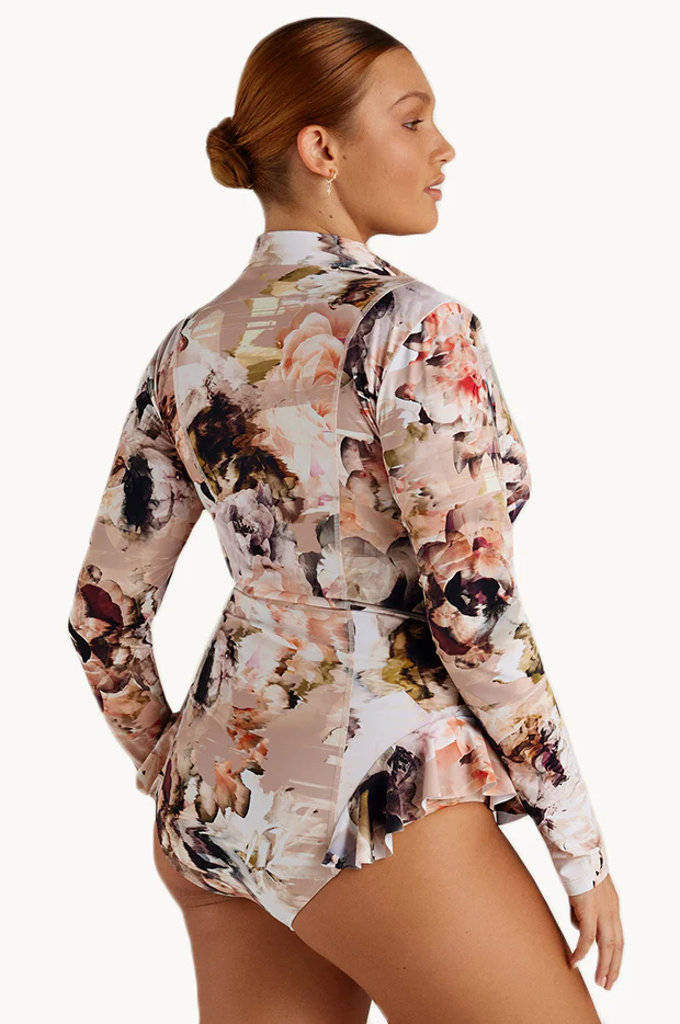 Fiore Frill Long Sleeve Sunsuit - Image 2