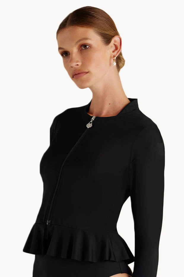Peplum Long Sleeve Suntop - Image 2