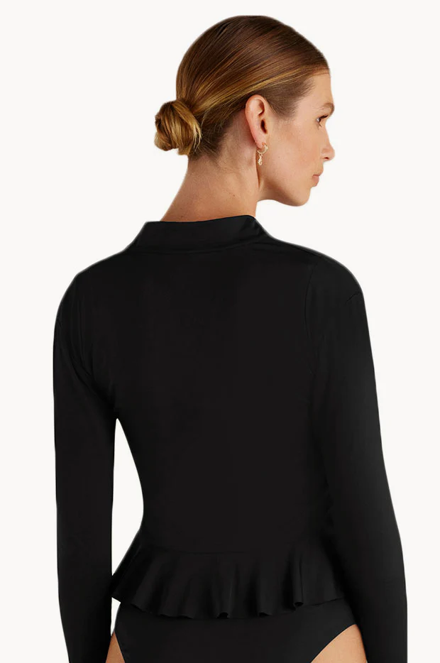 Peplum Long Sleeve Suntop - Image 3
