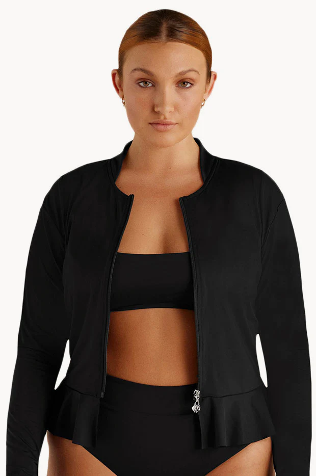 Peplum Long Sleeve Suntop - Image 4