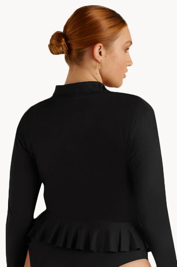 Peplum Long Sleeve Suntop - Image 5