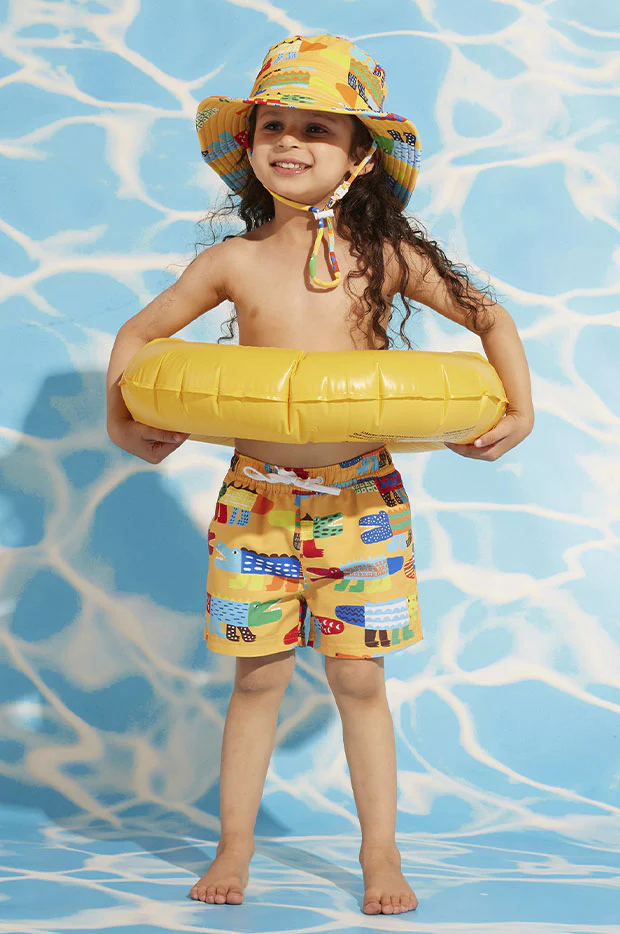 Toddler Boys Chomp Chomp Boardshort - Image 2